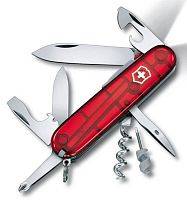 Боевой нож Victorinox Нож перочинныйSpartan Lite 1.7804.T 91мм 15 функций полупрозрачный красный